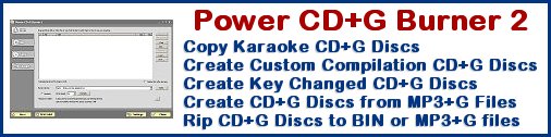 Power CD+G Burner 2